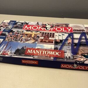 Vintage Monopoly Game City Of Manitowoc Wis. Version Open Box Parker Brothers